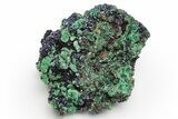Azurite and Malachite Crystal Association - China #215832-1